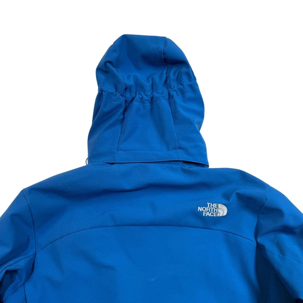 The North Face Mens Blue Apex Elevation Insulated Softshell Jacket Hooded Medium